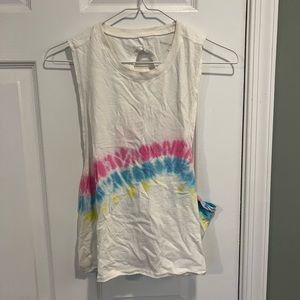 Spiritual gangster tie dye tank size medium